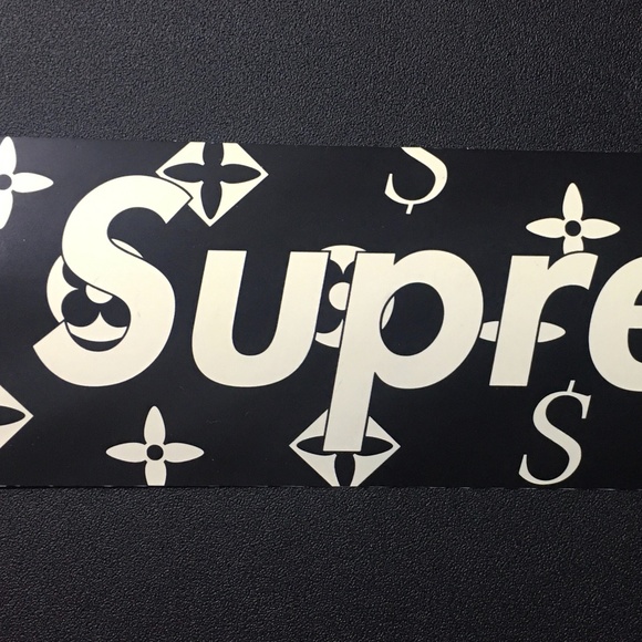 Supreme Louis Vuitton Box Logo Stickers